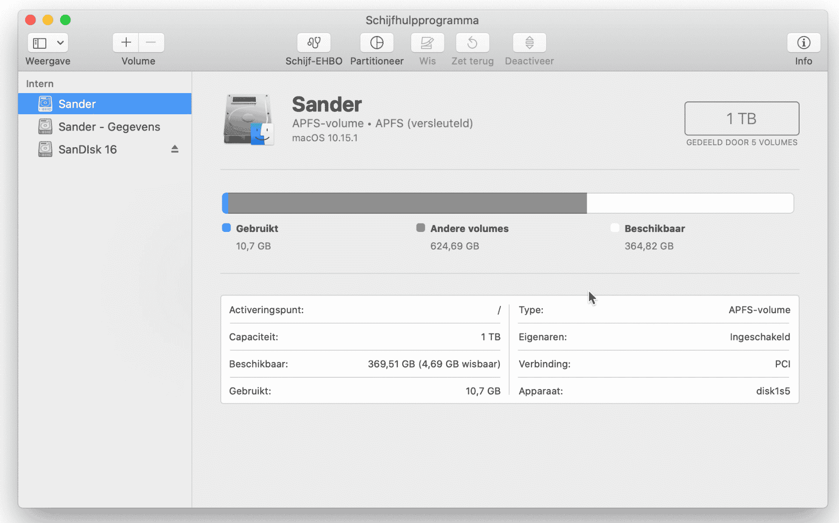 SD kaart formateren mac 1