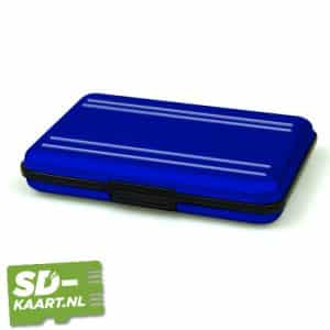 SD kaart en micro SD kaart houder blauw