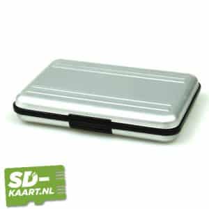 SD kaart en micro SD kaart houder zilver