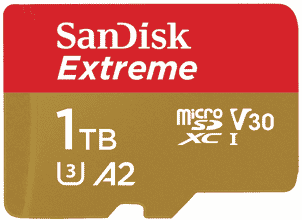Sandisk Micro SDXC Extreme 1TB