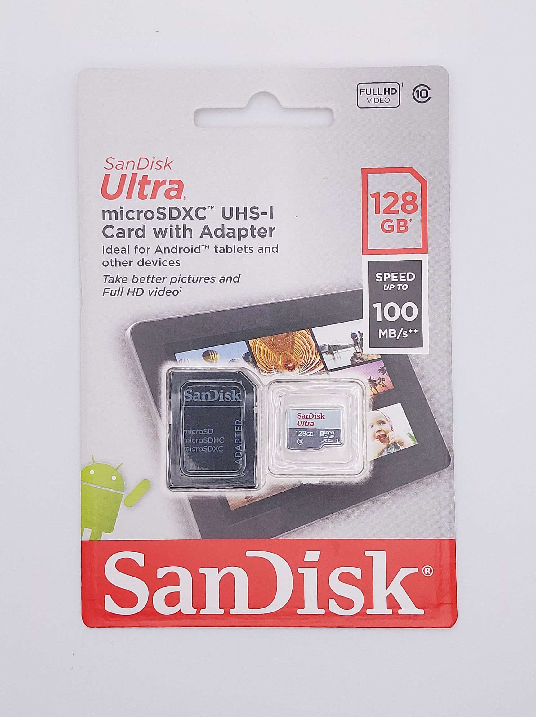 SD kaartje Action 4 Sandisk Ultra mircosdxc ush I 128GB